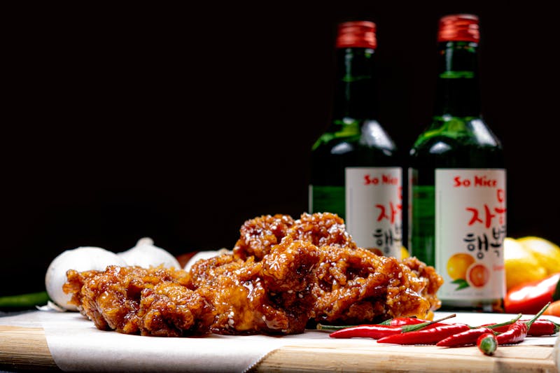 Honey sriracha boneless wings